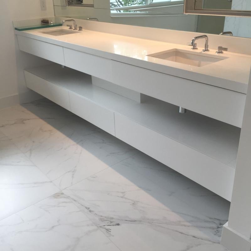 Bathrooms by Unique Custom Cabinet in Miami